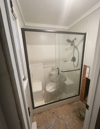 Mcalister Bathroom Shower Before Remodel by MGD Construction